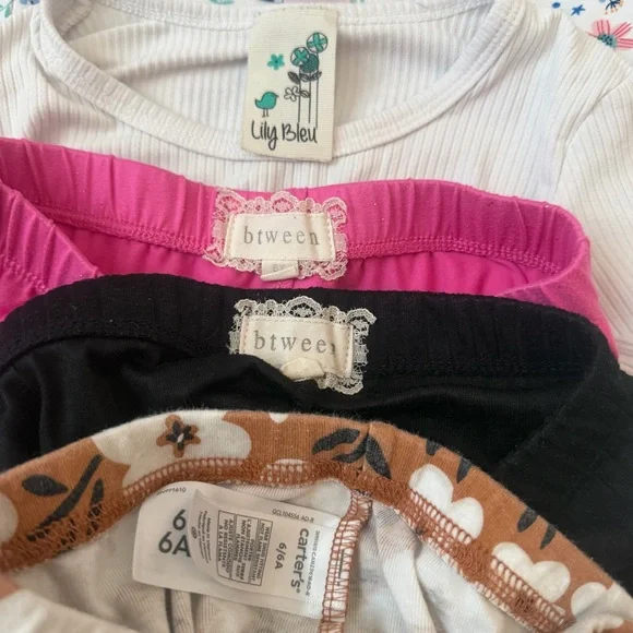 Btween Girls Clothing Bundle Set Top Shorts Size 6 - Picture 4 of 4